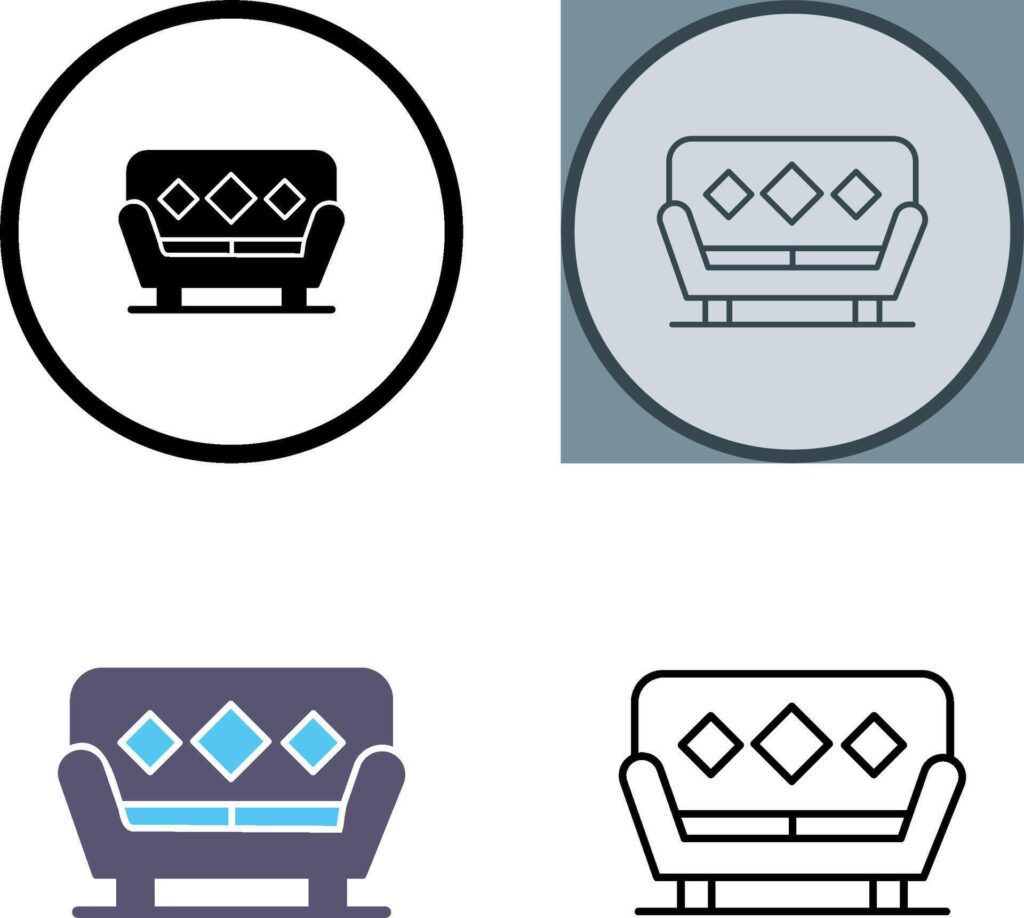 Sofa Icon Design Stock Free