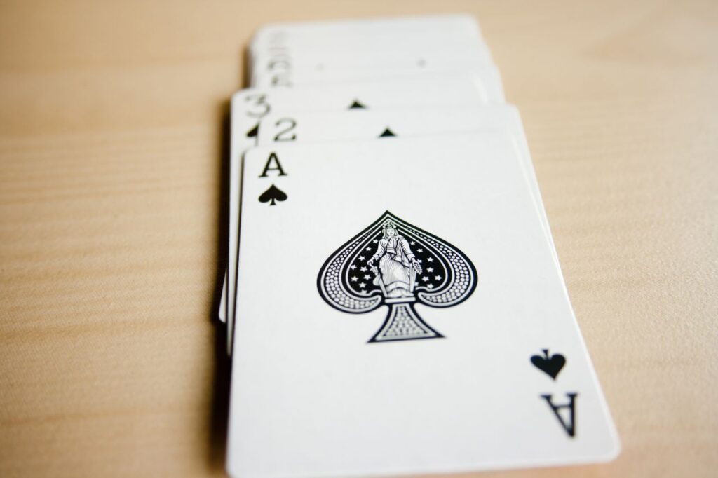 Spades Card In Series Stock Free