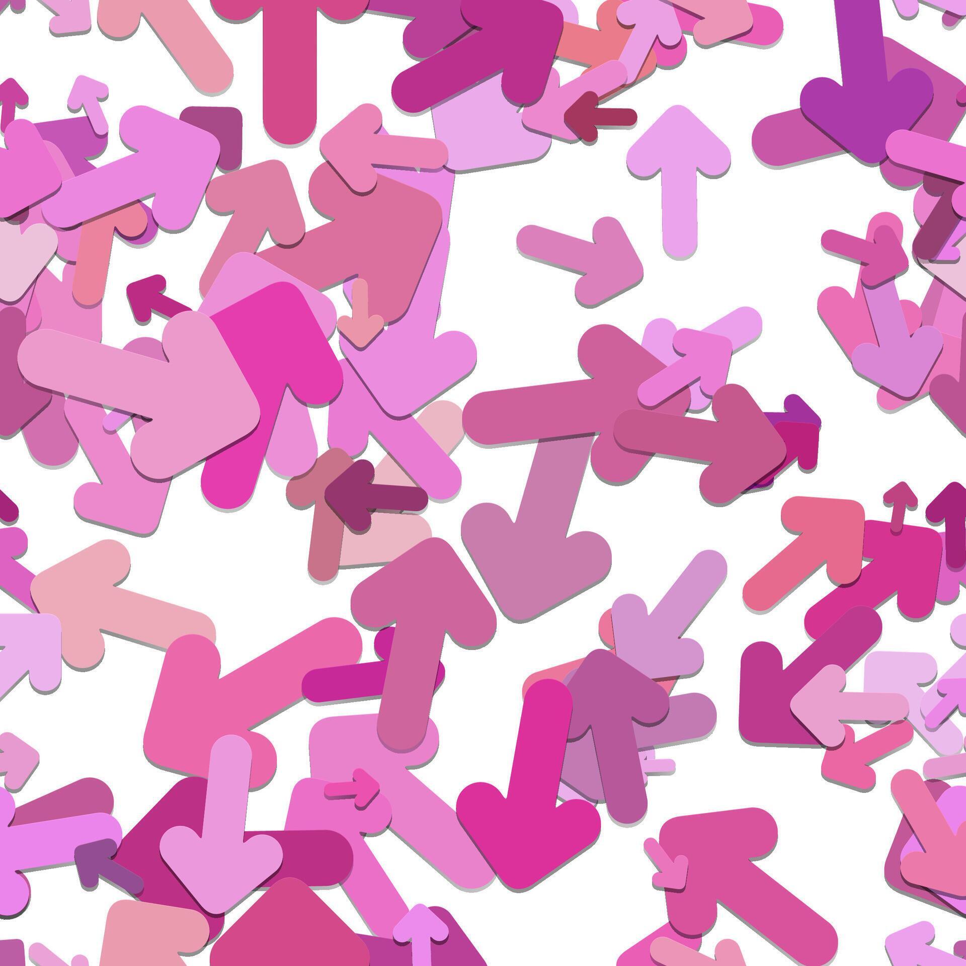 Seamless pink arrow pattern Stock Free