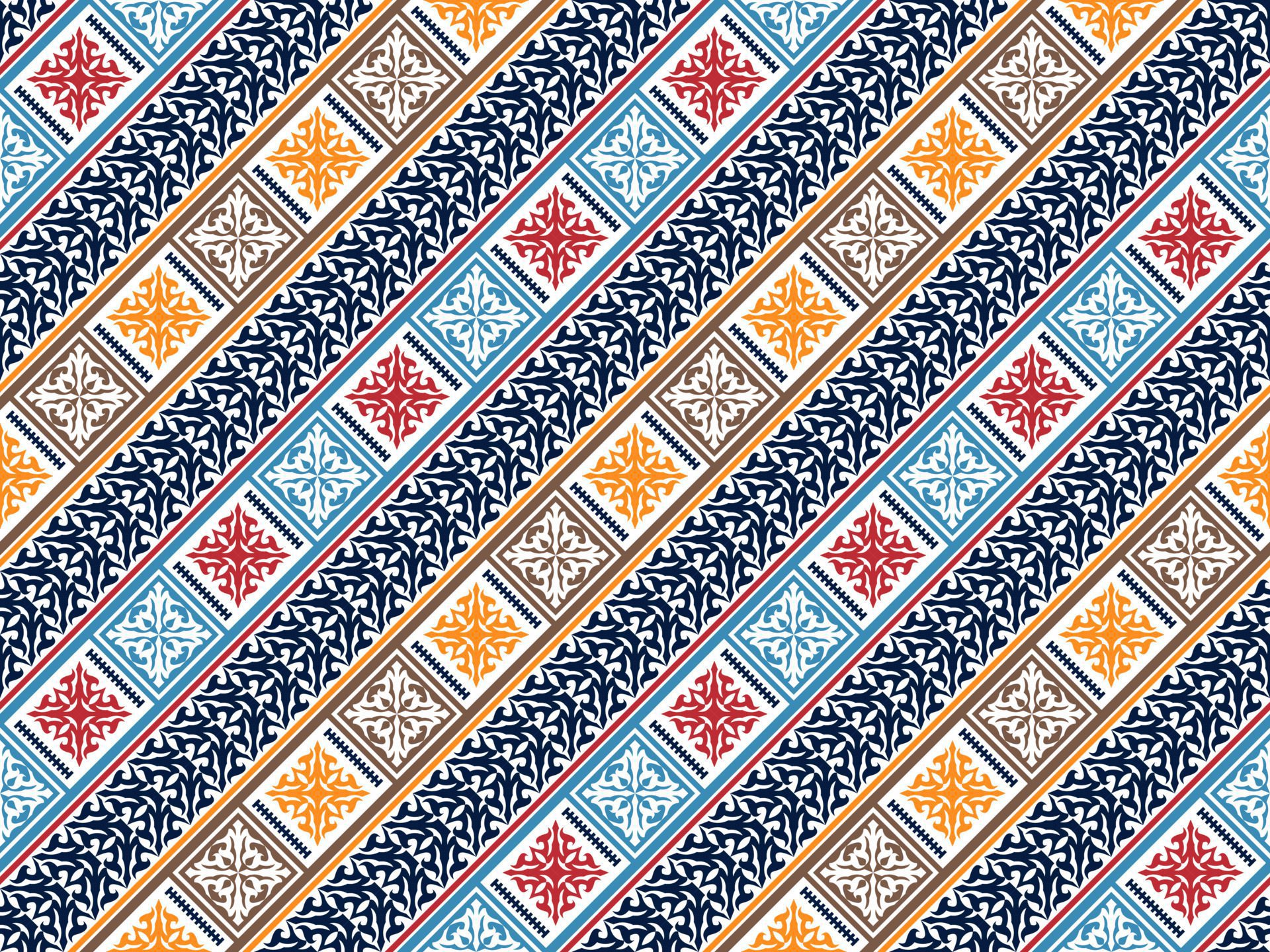 elegant ethnic pattern background Free Vector