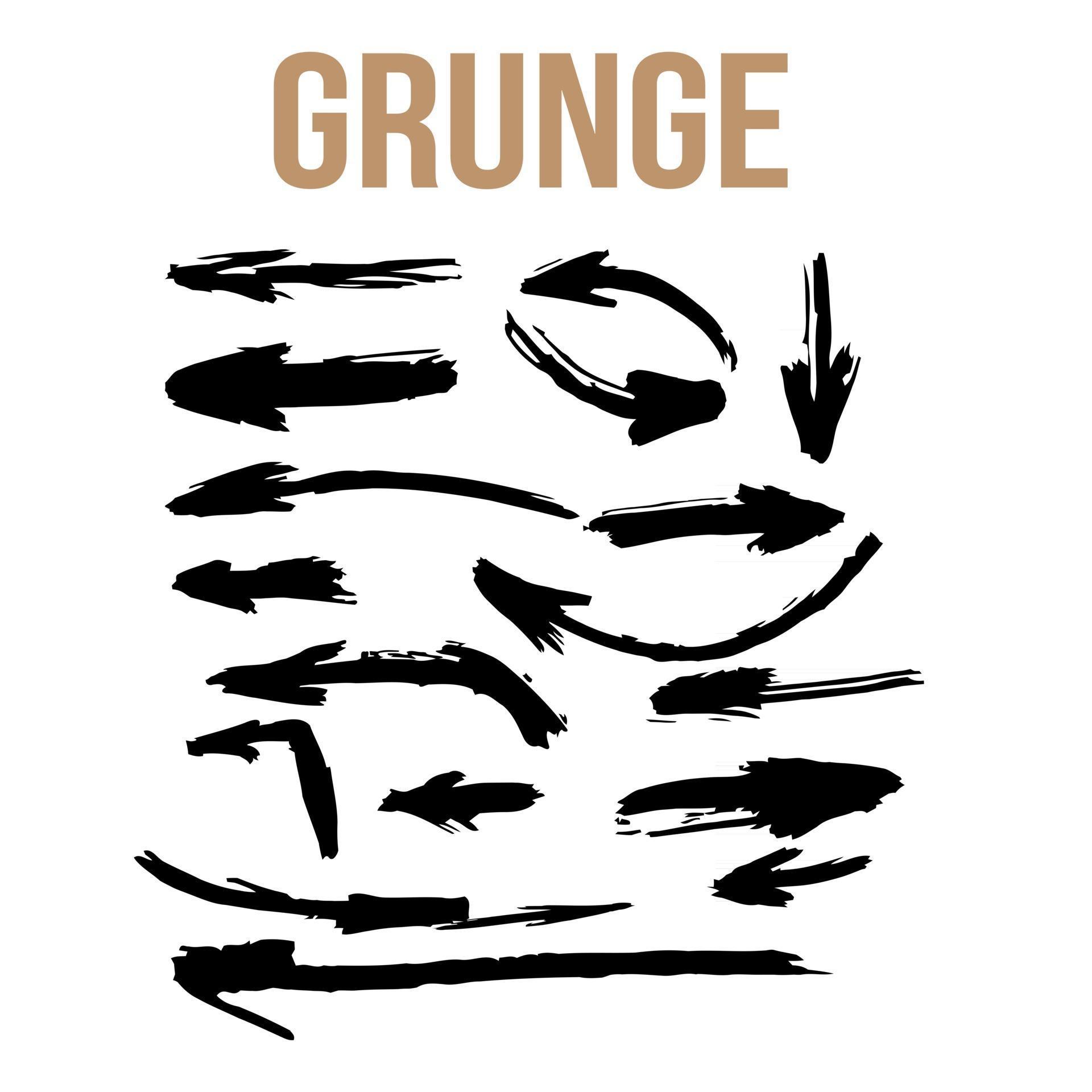 arrow grunge brush Stock Free