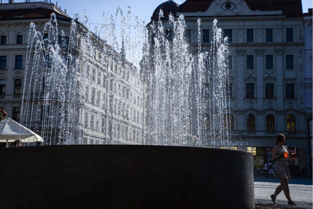 Fountain in Brno Stock Free