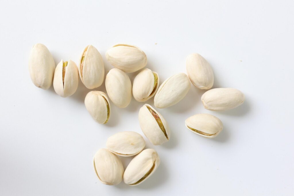 Pistachio nut isolated on white background Stock Free