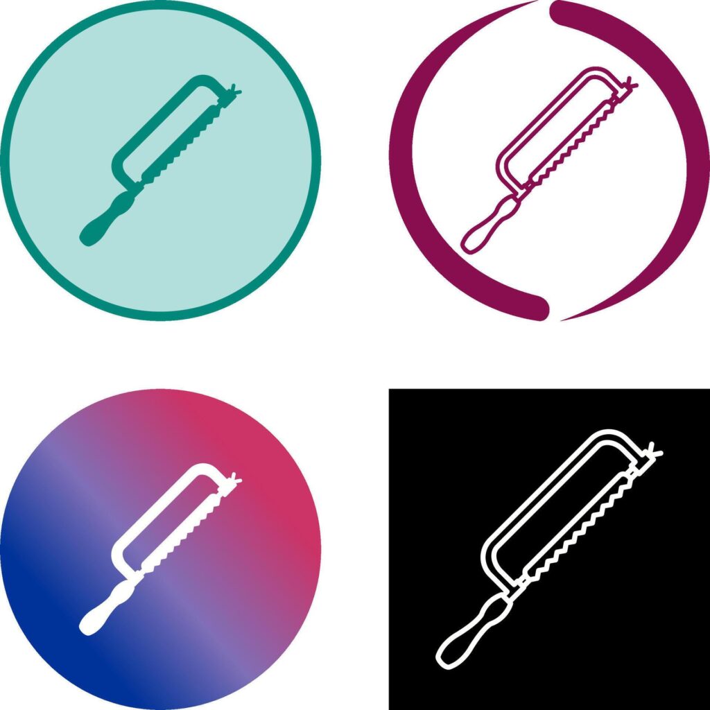 Hacksaw Icon Design Stock Free