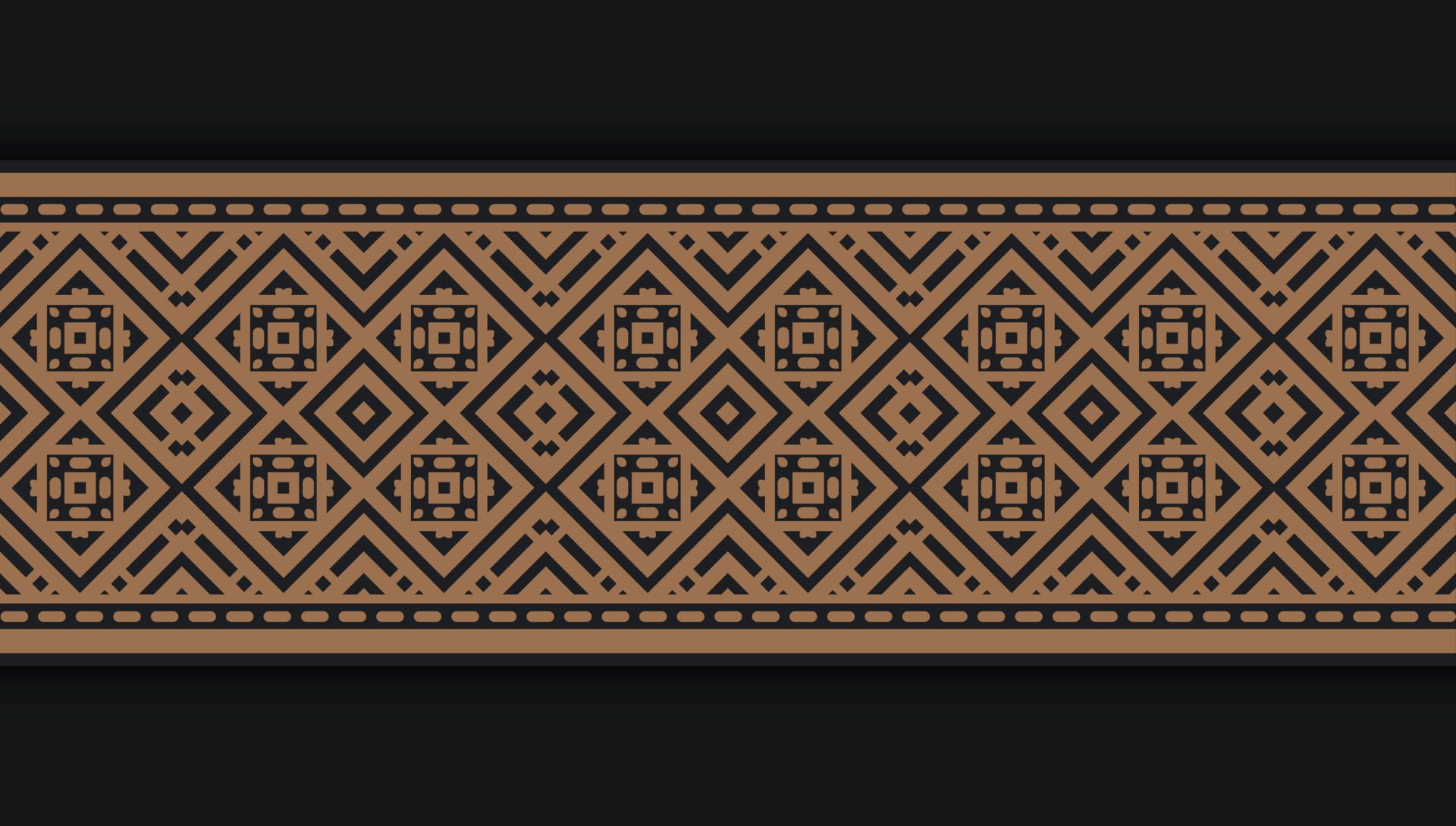 ornamental pattern border Design Template Free Vector