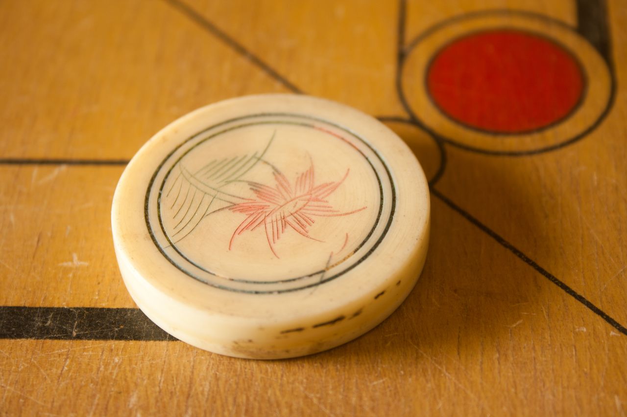 Carrom Striker Closeup Stock Free