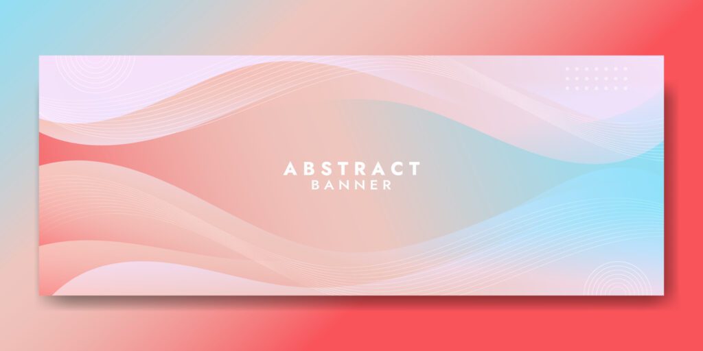 Abstract Pink Fluid Wave Banner Template Free Vector