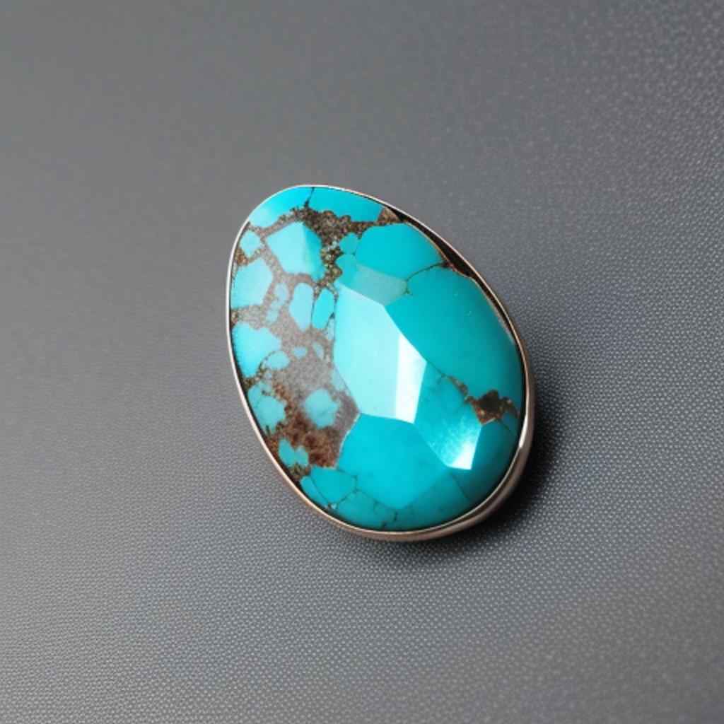 Turquoise gemstone by @qscmgv_0 by @ai_generated