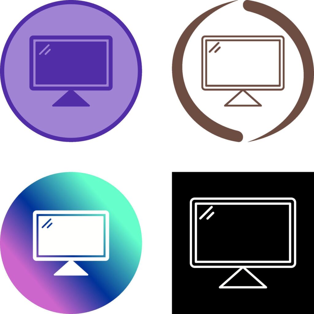 Computer Icon Design Stock Free