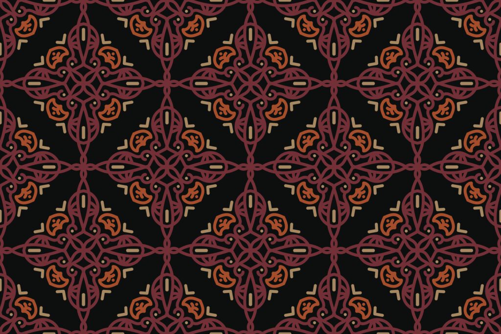oriental pattern. vintage background with Arabic ornament. Pattern, background and wallpaper for your design. Textile ornament. illustration. Free Vector