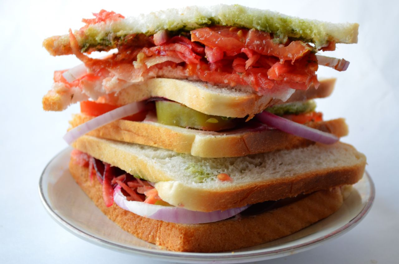 Vegetable Sandwich 5 Stock Free