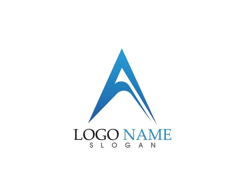 A Letter Logo Business Template Vector icon Stock Free