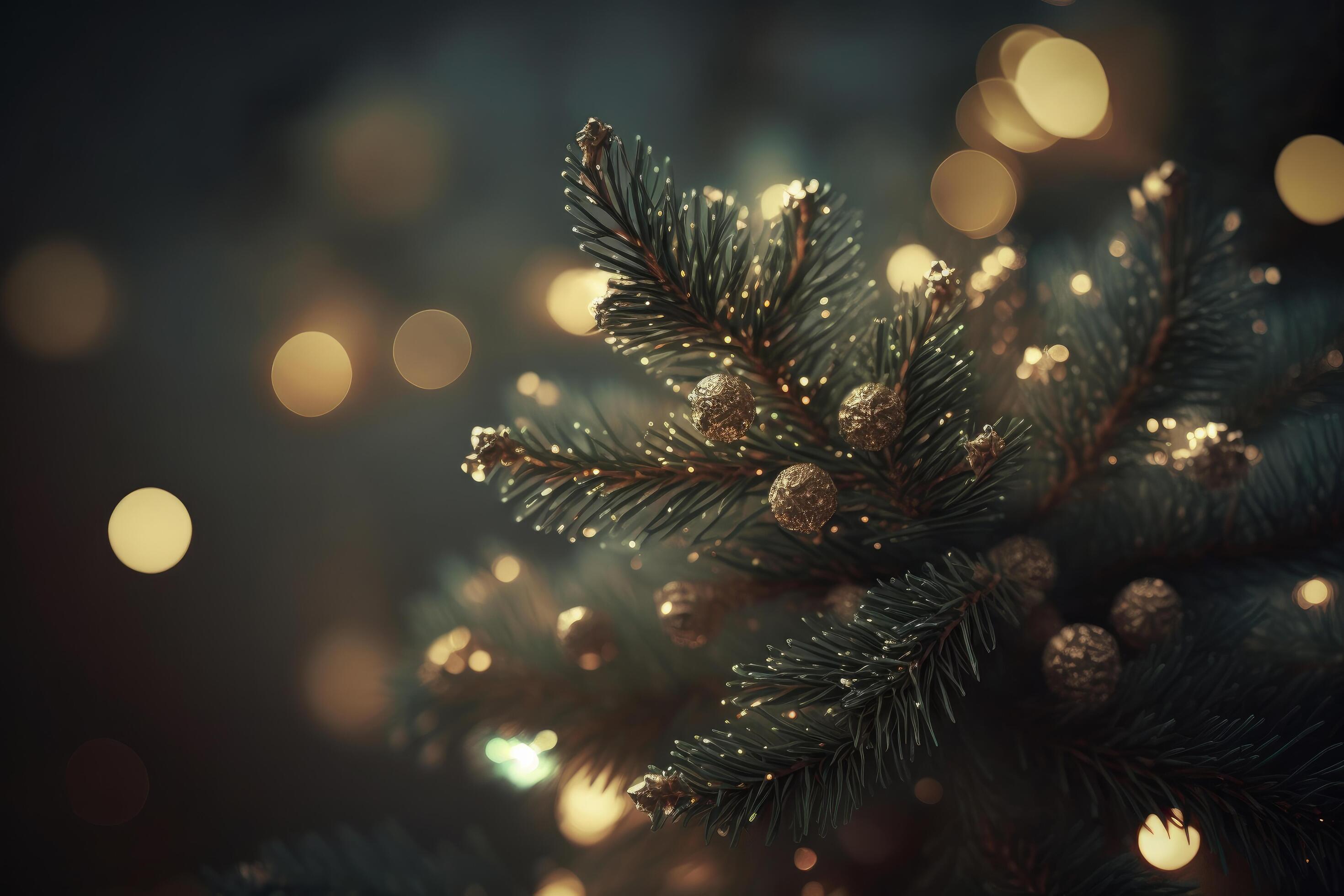 Christmas tree background. Illustration Stock Free