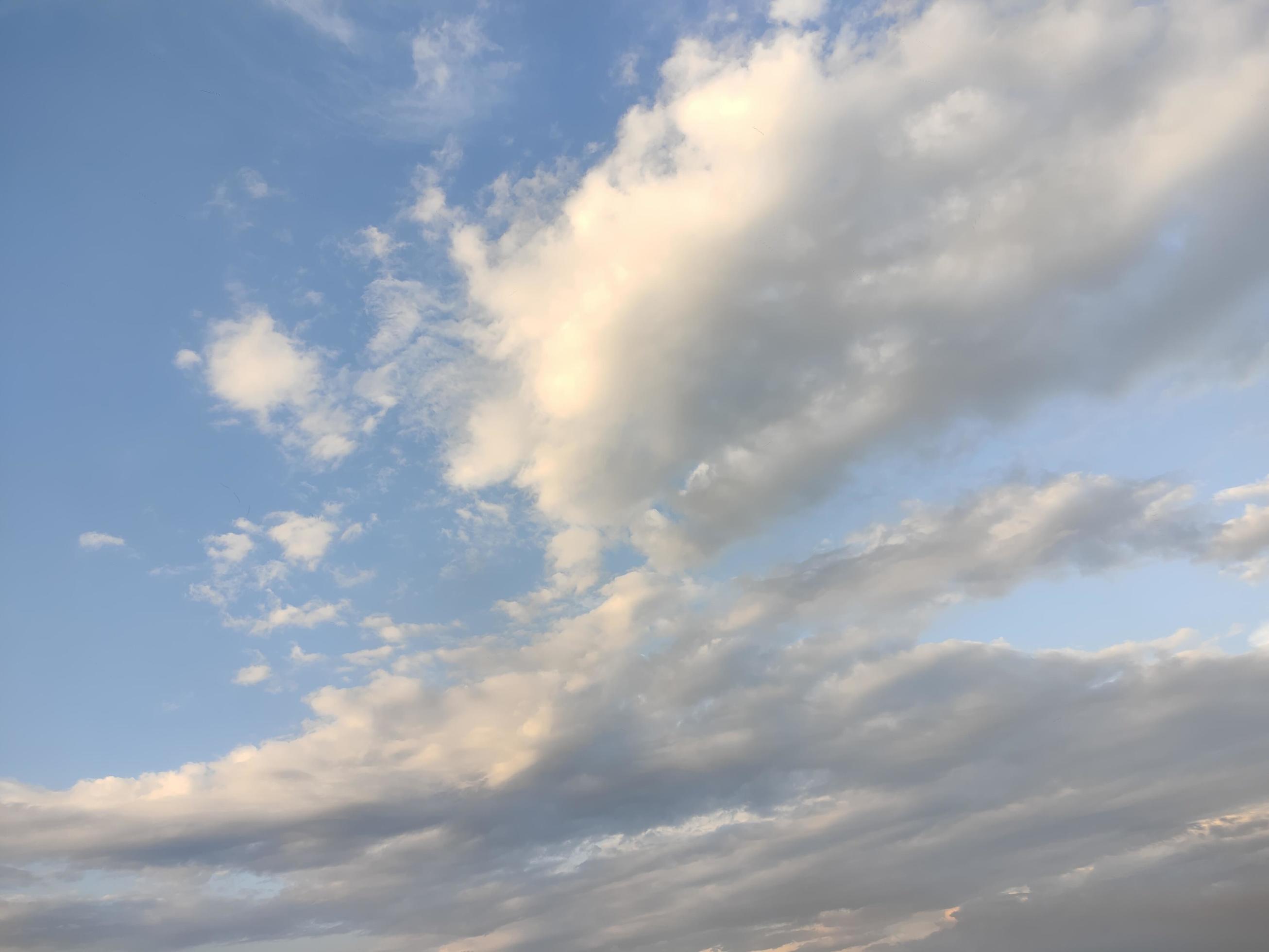 nature sky background cloudy The vast blue sky and clouds. blue sky background with tiny clouds nature. Stock Free Stock Free