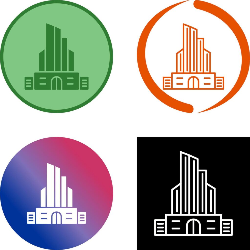 Office Building Icon Design Stock Free