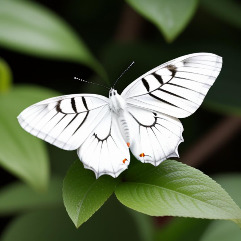 White butterfly white butterfly by @ai_generated