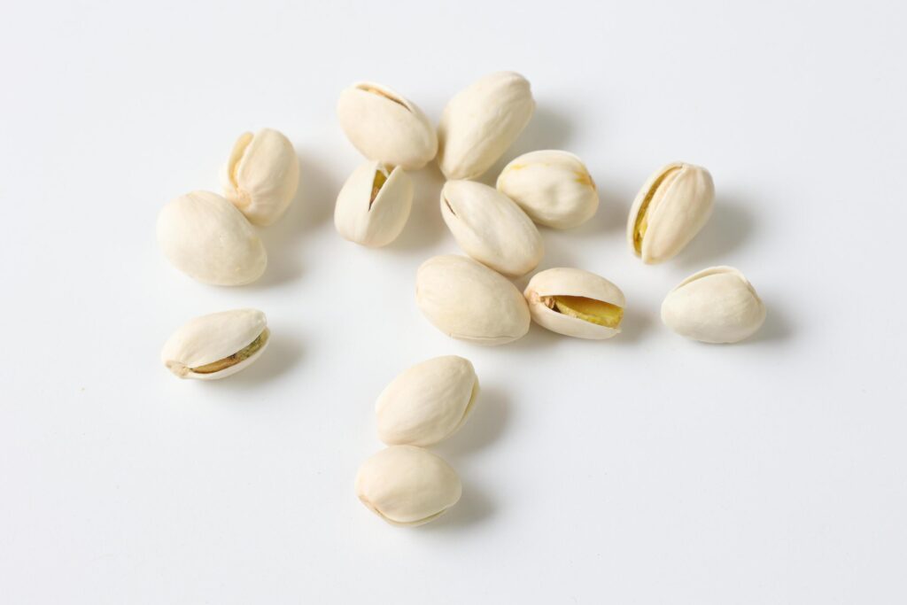 Pistachio nut isolated on white background Stock Free