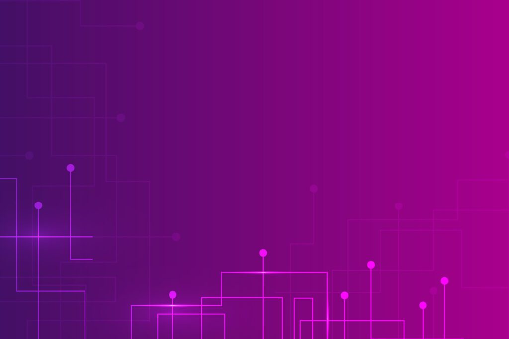 Technology Background Purple Color. Vector Illustration Free Vector