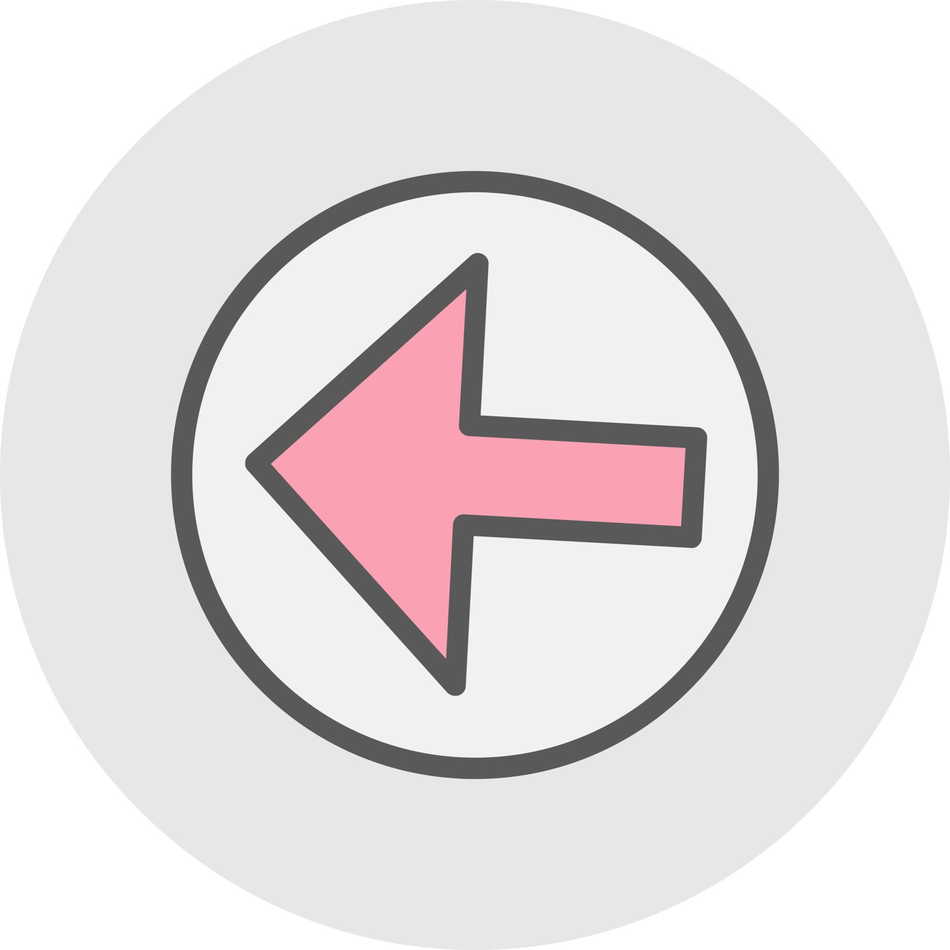 Arrow Alt Circle Left Vector Icon Design Stock Free