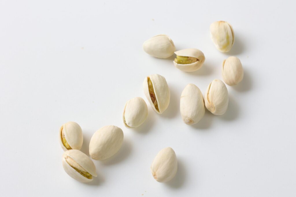 Pistachio nut isolated on white background Stock Free