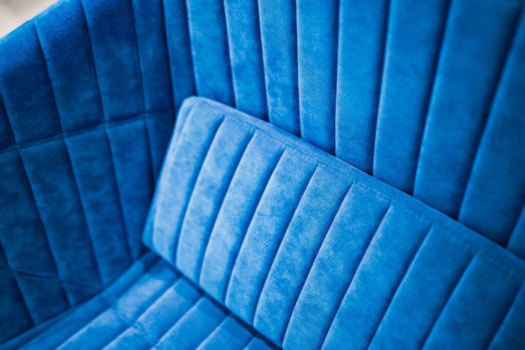 Soft blue sofa Stock Free