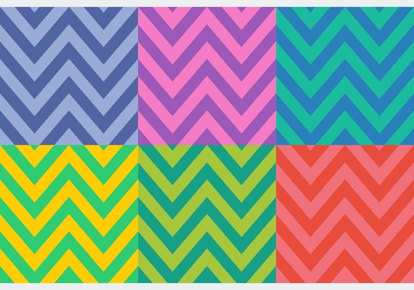 Free Colorful Herringbone Patterns Free Vector