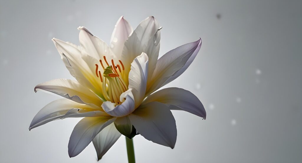 Lily flowers with beautiful blur background Stock Free