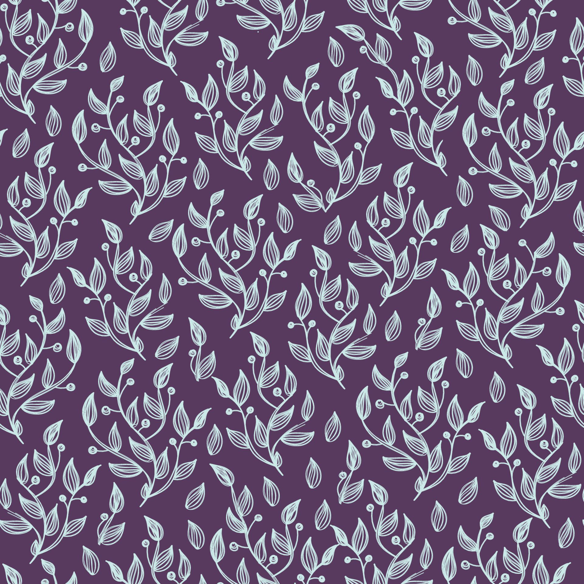 hand drawn Minimalist floral seamless pattern. floral pattern with one line flowers Free Vector