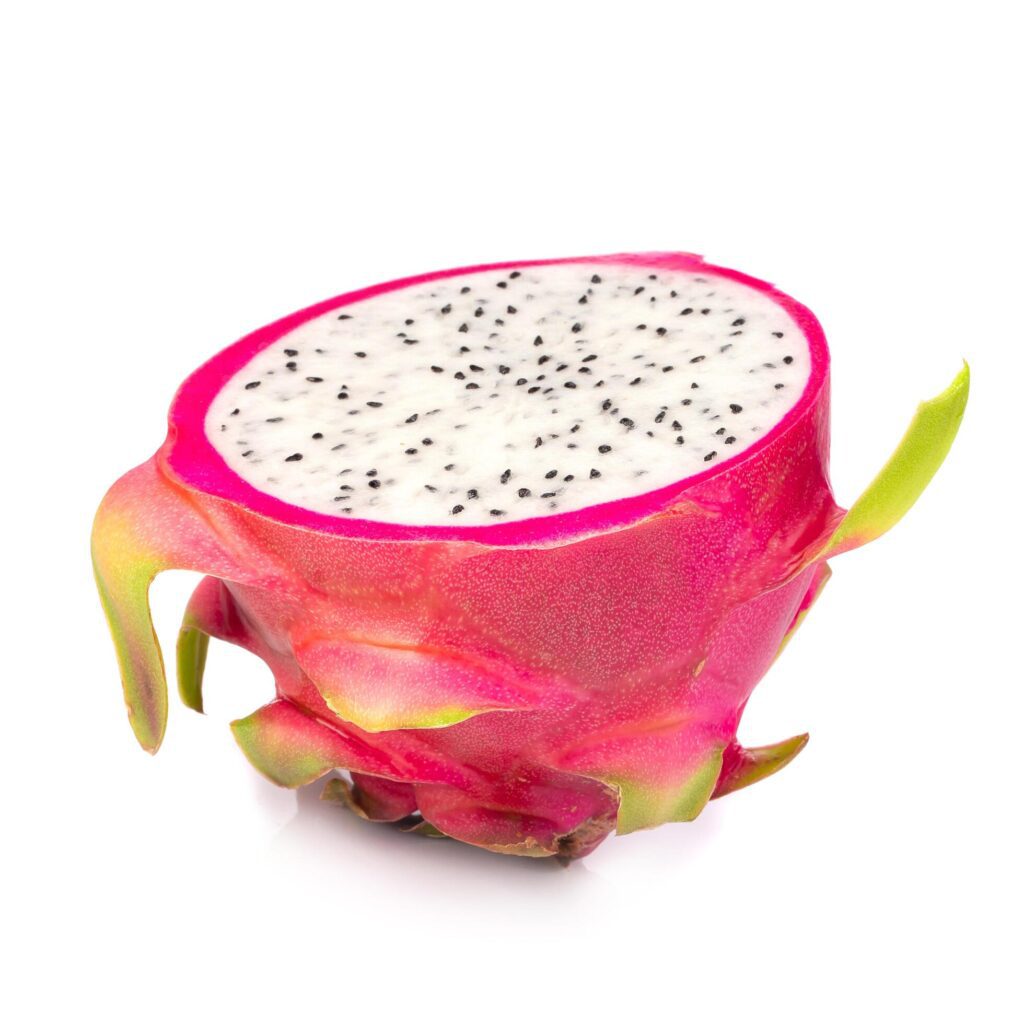 Dragonfruit or Pitaya isolated on a white background Stock Free