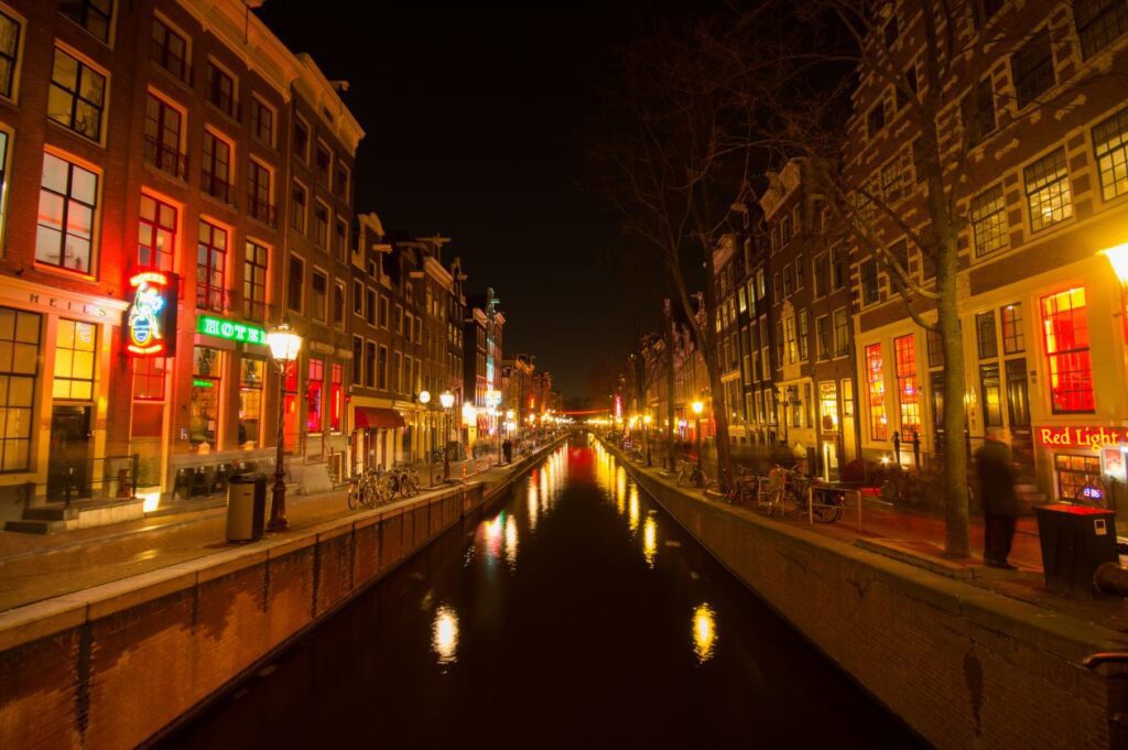 Red light district Stock Free