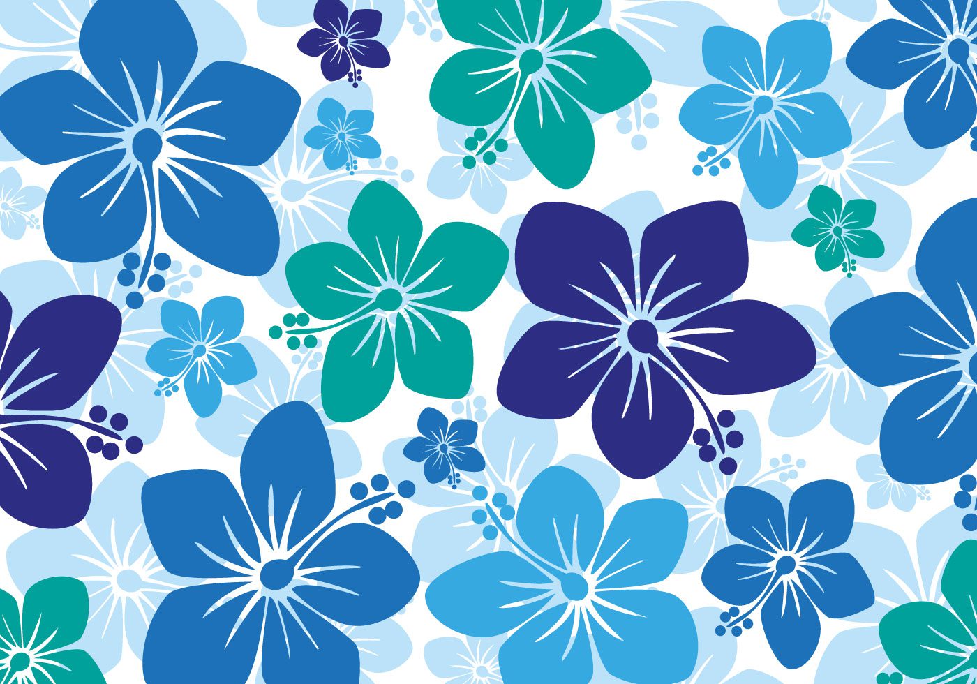 Free Hawaiian Hibiscus Background Vector Free Vector and Free SVG