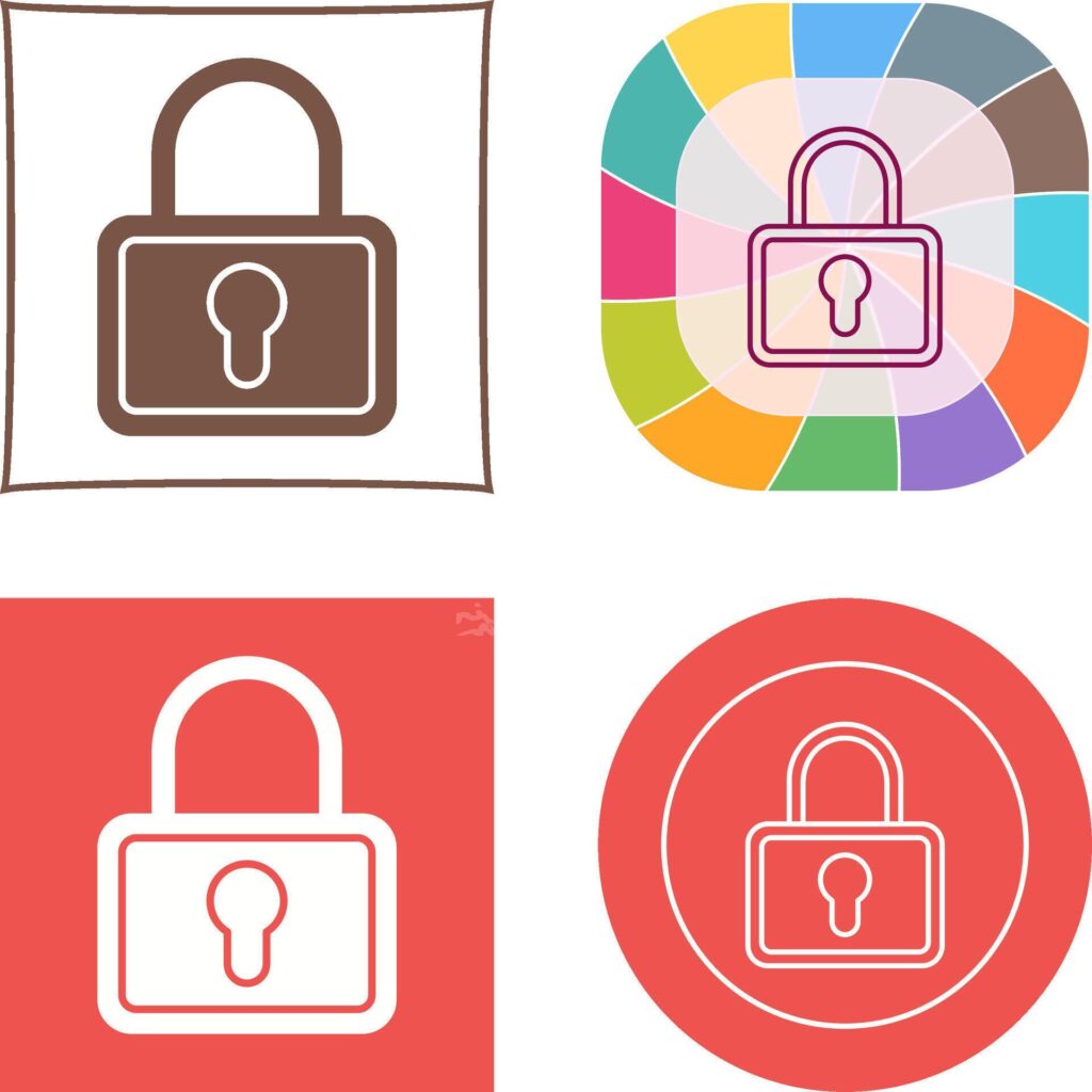 Lock Icon Design Stock Free