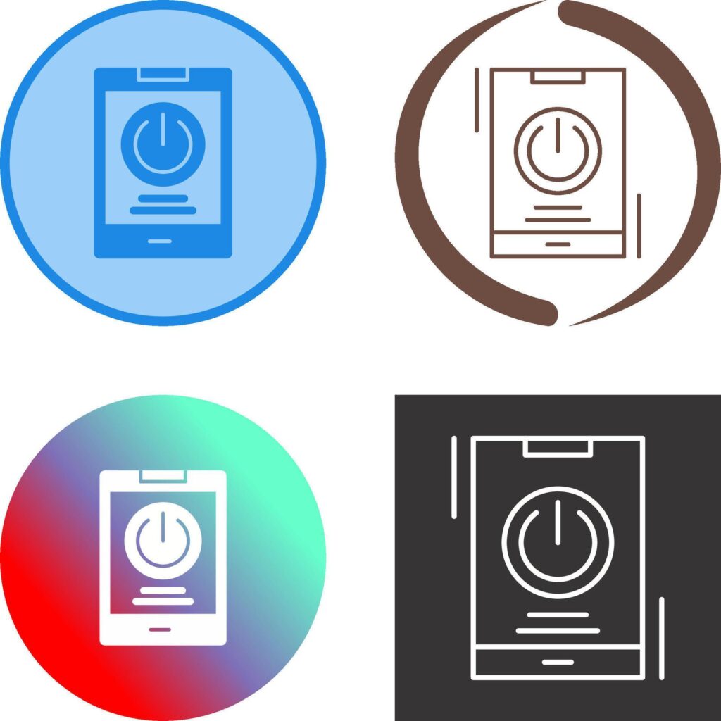 Power Icon Design Stock Free