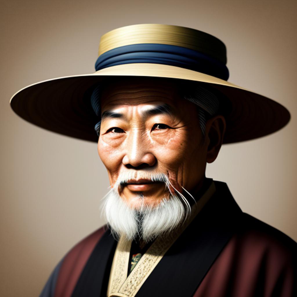 Traditional old chinese man by @ai_generated