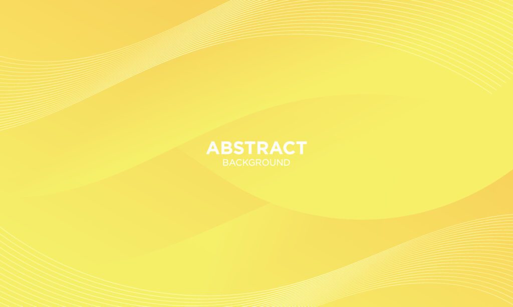 Abstract Yellow Fluid Wave Background Free Vector