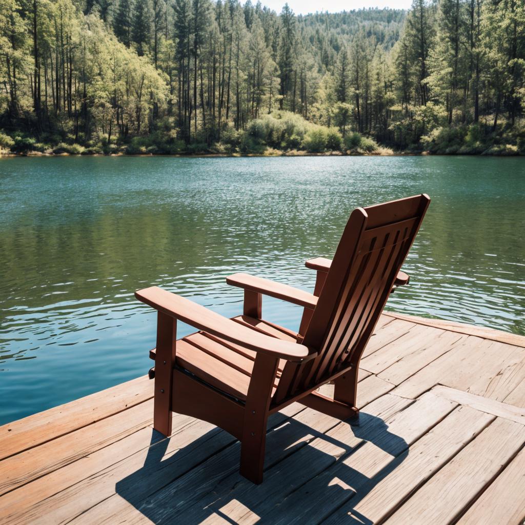 A recliner chair sitting by @ai_generated