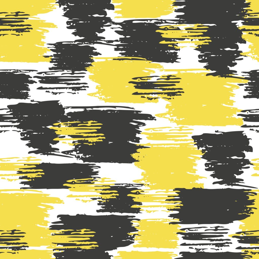 Abstract background seamless pattern yellow, black Free Vector