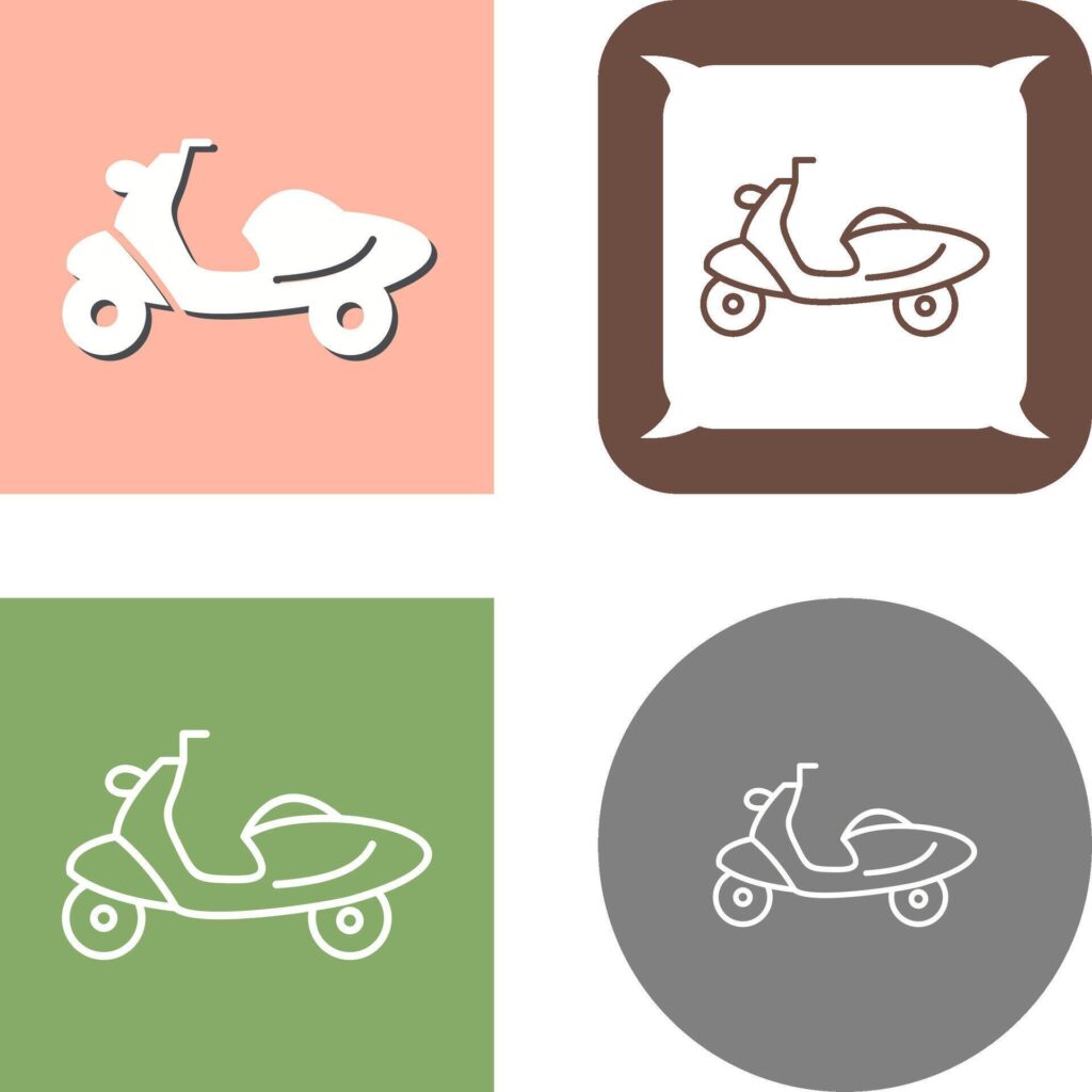 Scooter Icon Design Stock Free