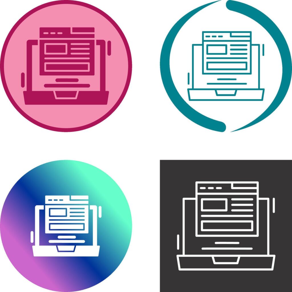 Layout Icon Design Stock Free