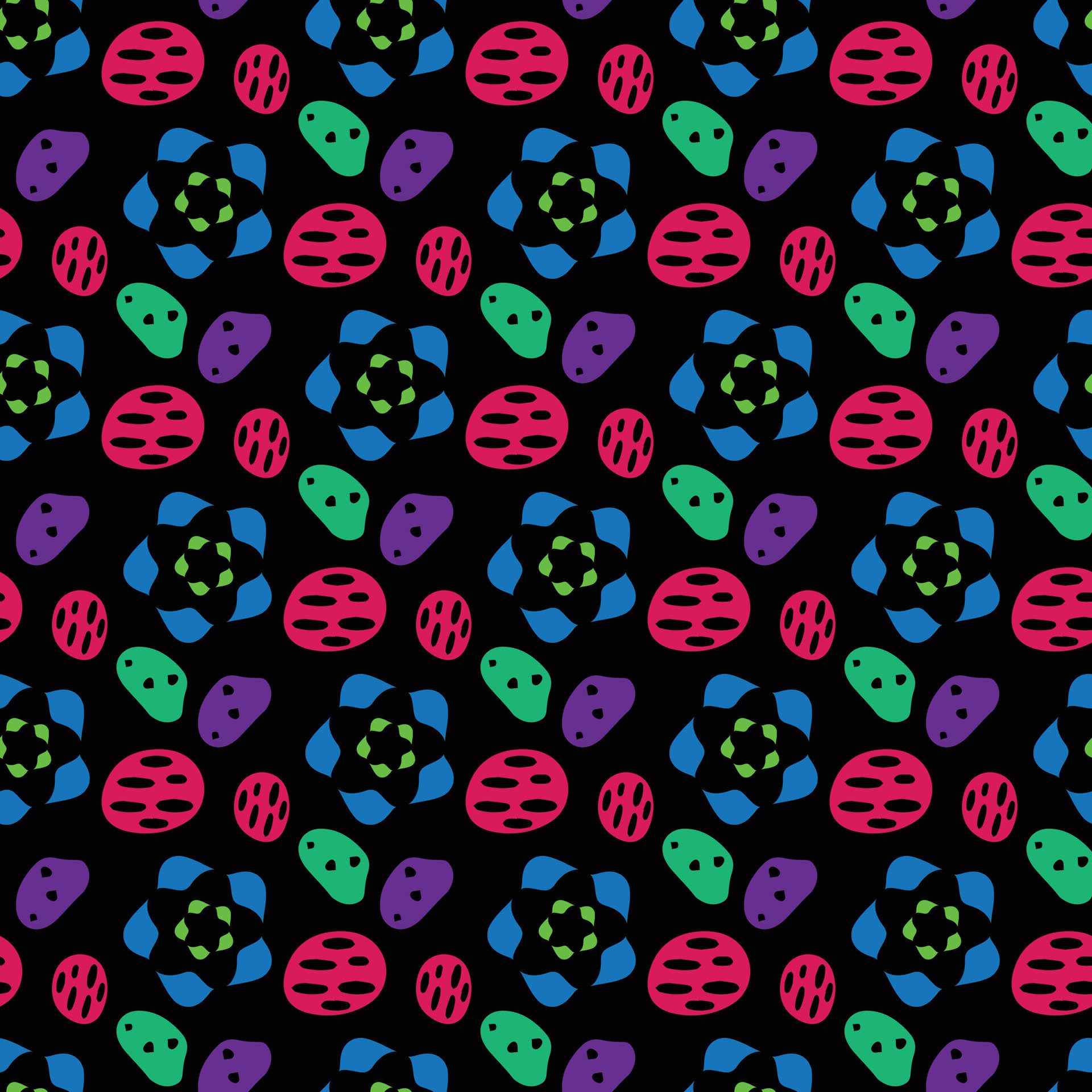 Polka Dots Seamless Pattern Design Free Vector