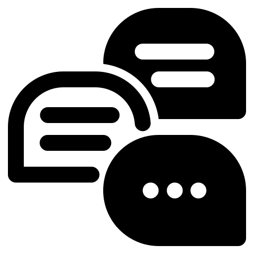 Chatting, conversation, speech icon