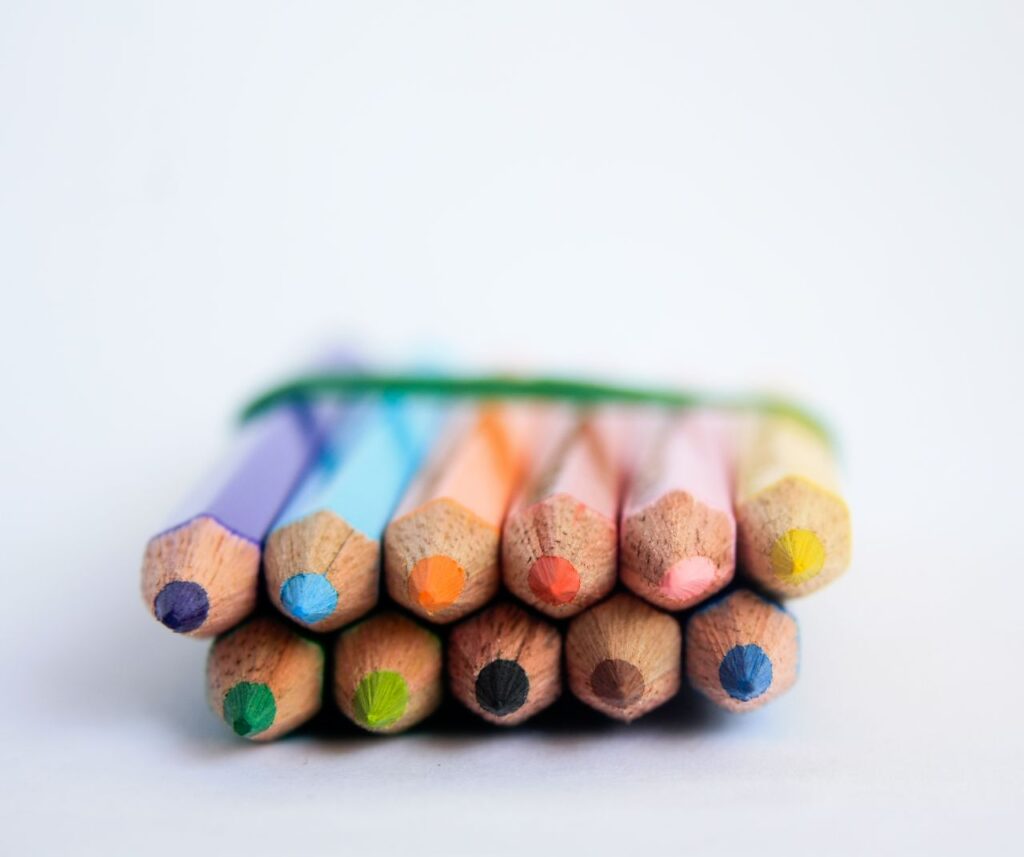 Colored Pencils Stock Free