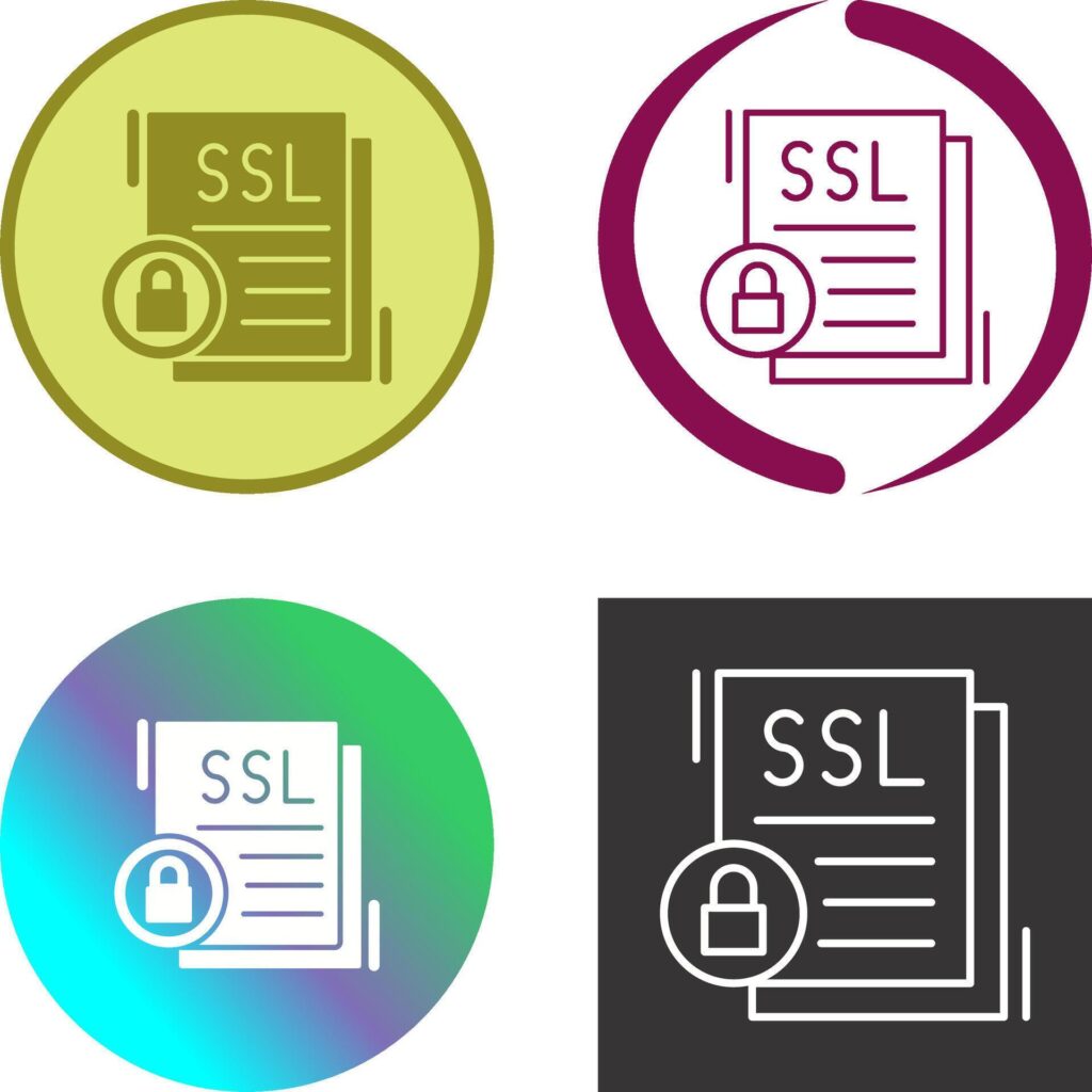 SSL Icon Design Stock Free