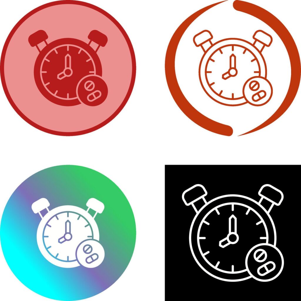 Clock Icon Design Stock Free