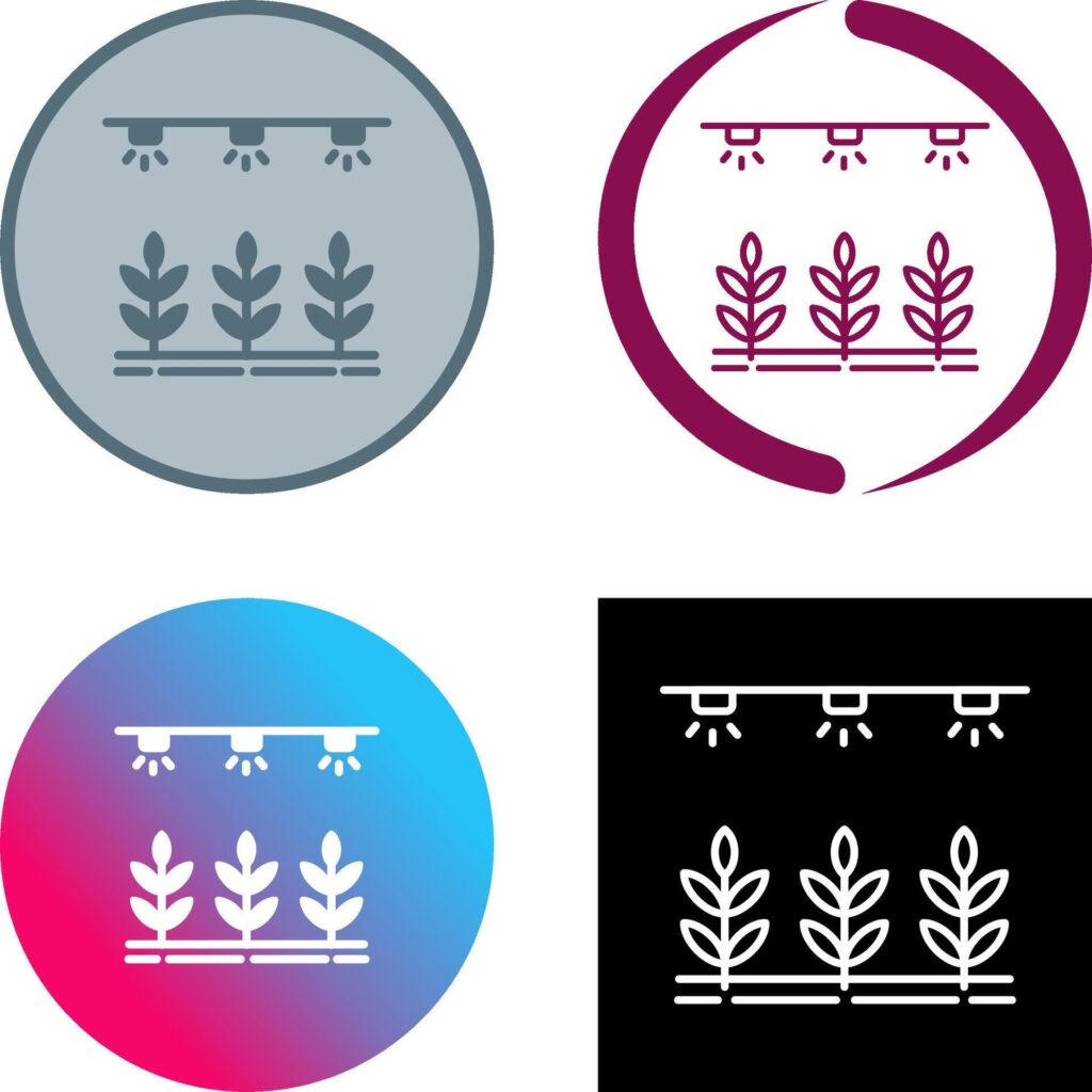 Irrigation System Icon Design Stock Free