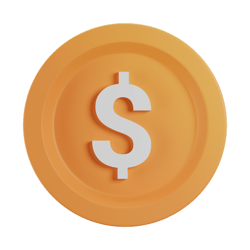 Money, dollar, currency 3D illustration