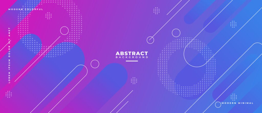 Gradient moving geometric curved rectangle, line pattern abstract background. Free Vector and Free SVG