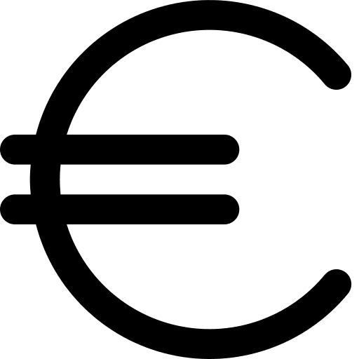 Fi, rr, euro icon