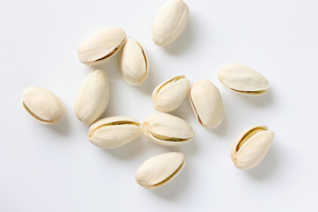 Pistachio nut isolated on white background Stock Free