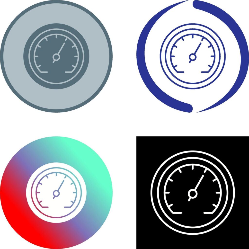 Speedometer Icon Design Stock Free